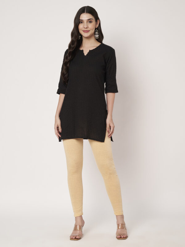 Winter Wear Legging Cream Color