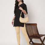 Winter Wear Legging (Cream, Solid)