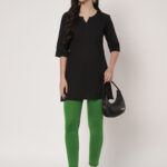 Winter Wear Legging (Green, Solid)