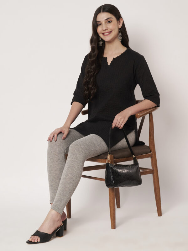 Winter Wear Legging Grey Color