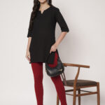 Winter Wear Legging (Maroon, Solid)