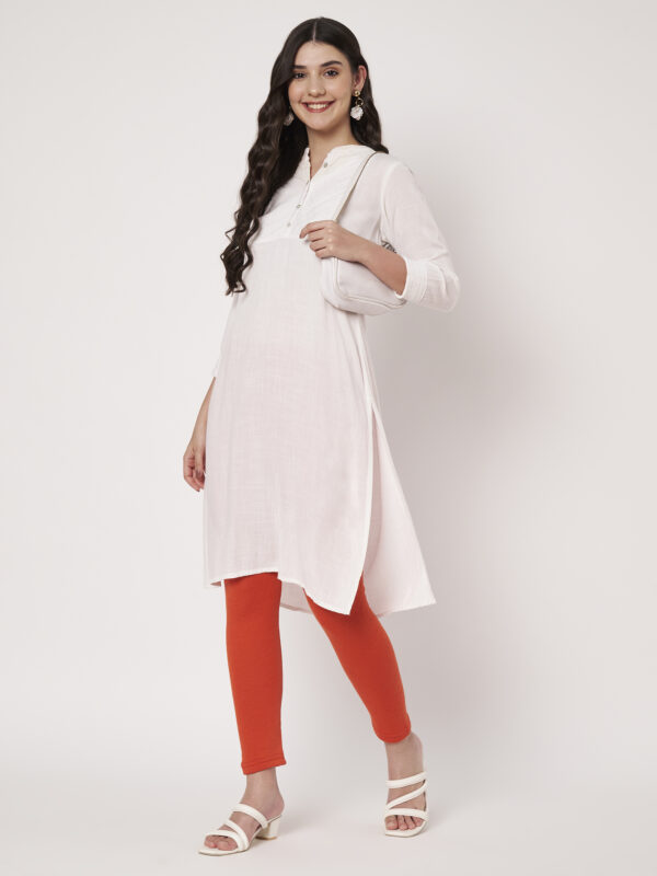 Winter Wear Legging Orange Color