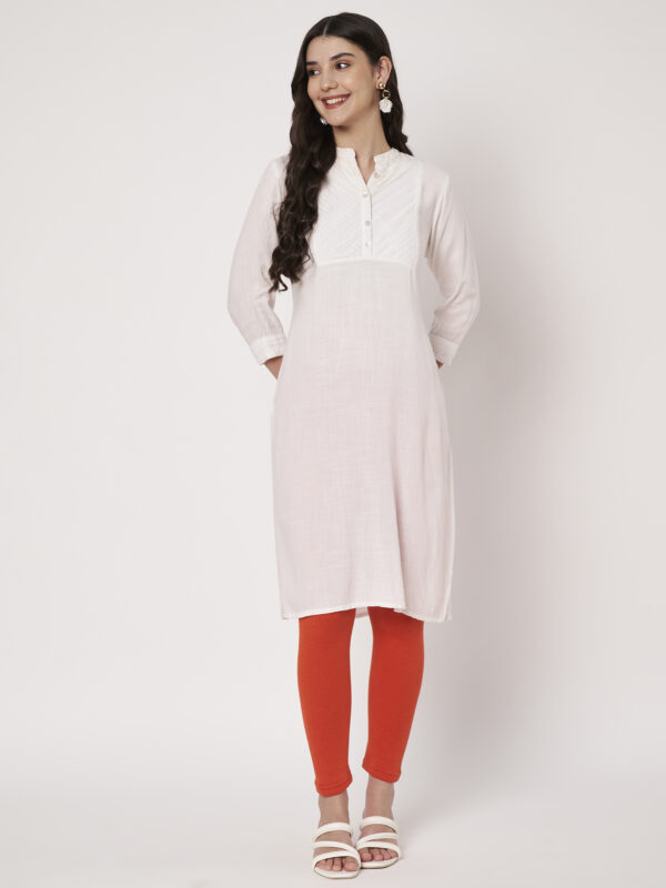 Winter Wear Legging (Orange, Solid)