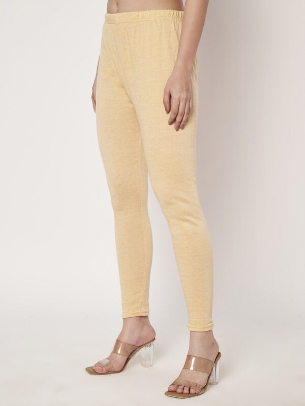 Winter Women Legging Cream Color