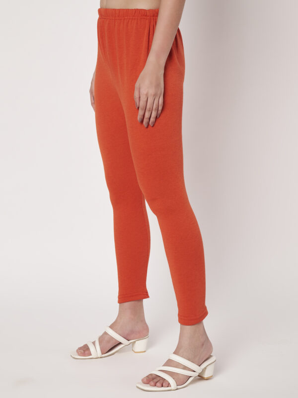 Winter Women Legging Orange Color