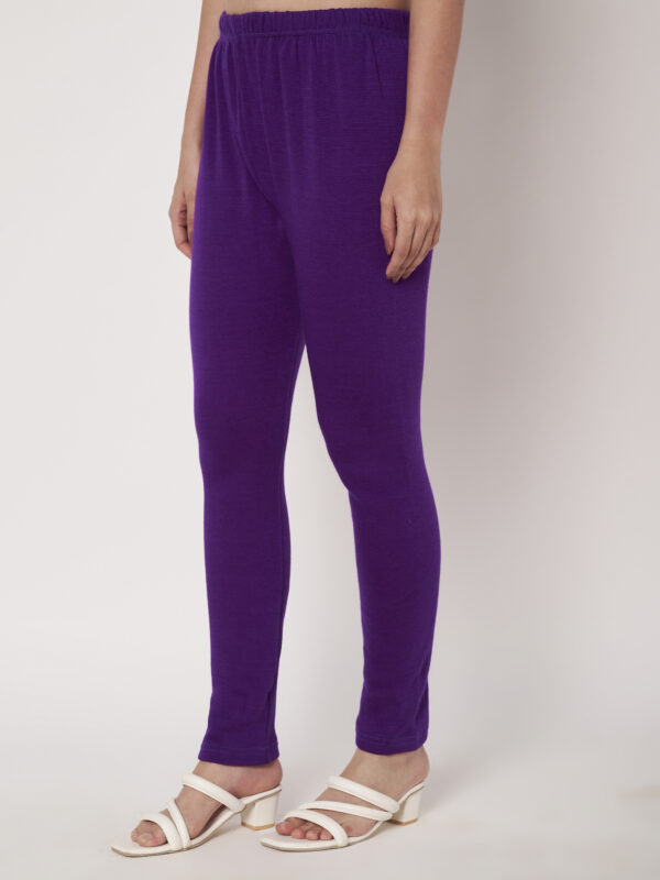 Winter Women Legging Purple Color