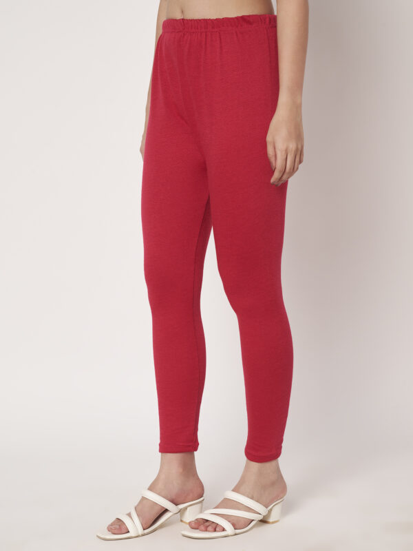 Winter Women Legging Red Color