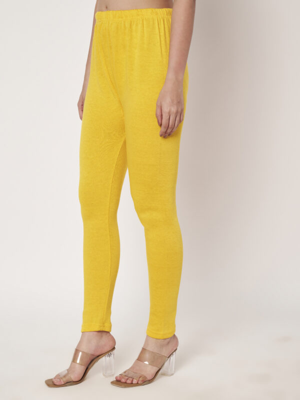 Winter Women Legging Yellow Color