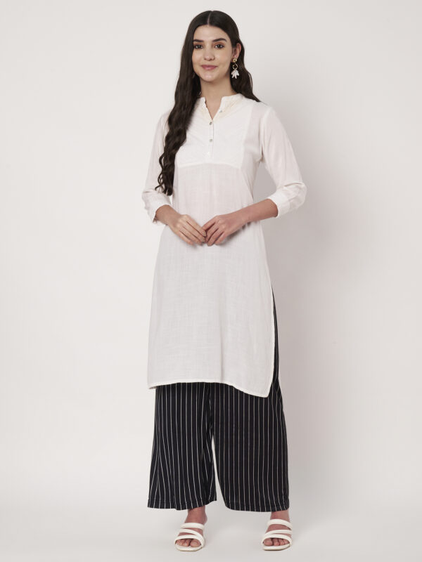 Women Loose Fit Black Polyester Trousers