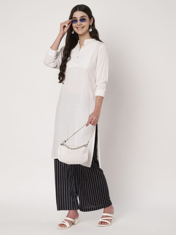 Women Loose Fit Polyester Black Trousers