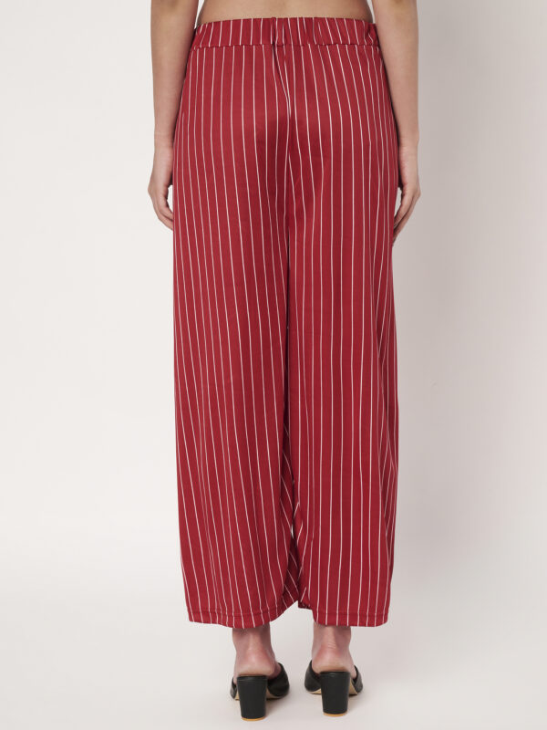 Women Red Trousers
