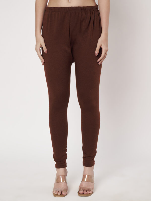 Women Winter Legging Brown Color