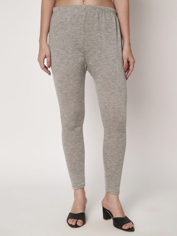 Women Winter Legging Grey Color