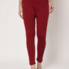 Women Winter Legging Maroon Color