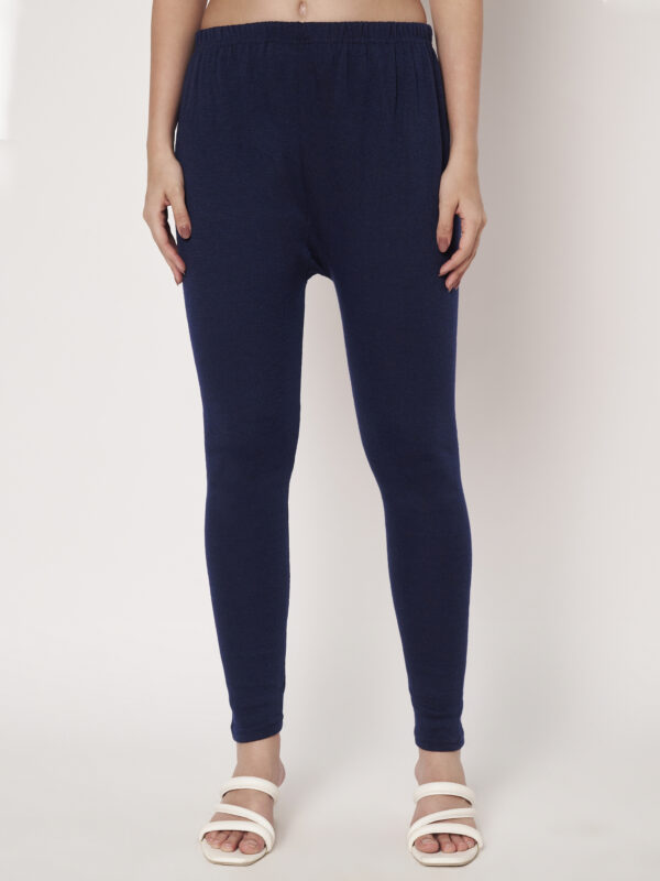 Women Winter Legging Navy Color