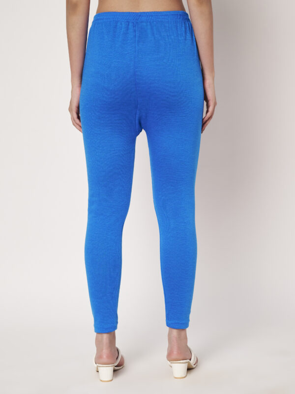 Women Winter Wear Legging Blue Color