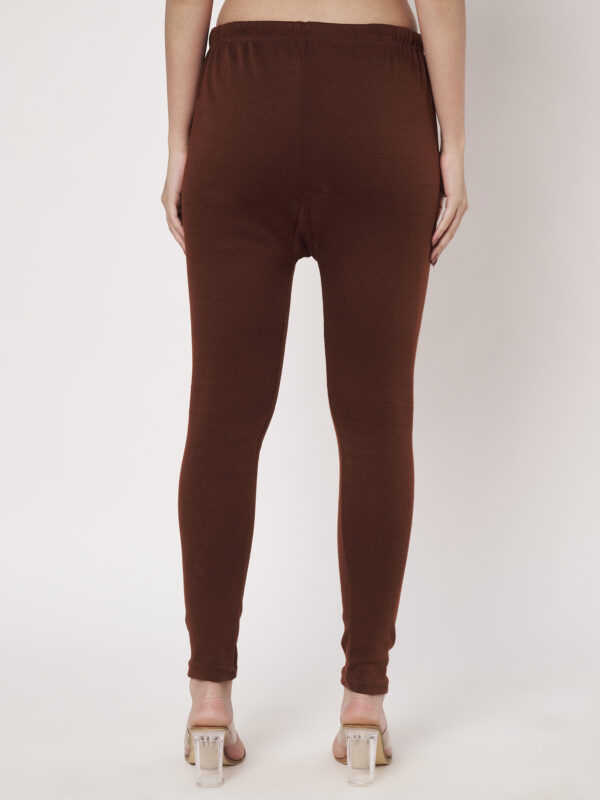 Women Winter Wear Legging Brown Color