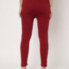 Women Winter Wear Legging Maroon Color