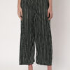 Womens Green Trousers Polyester Loose Fit